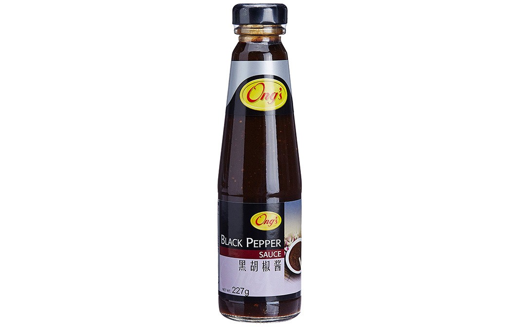 Ong's Black Pepper Sauce    Glass Bottle  227 grams